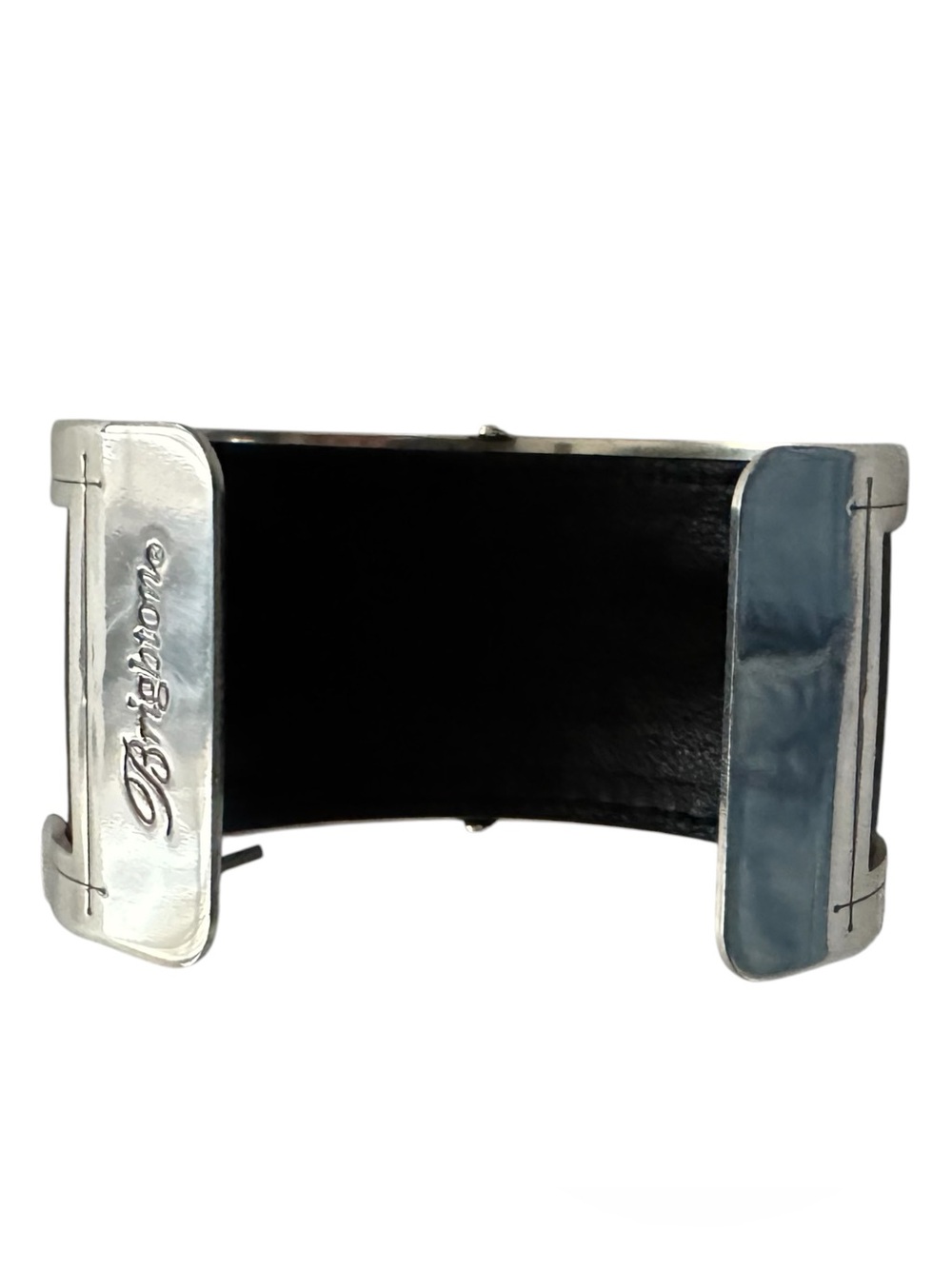 Brighton Christo New Delhi-Patel Wide Cuff Bracelet Set Removable Beaded Insert - Picture 5 of 6